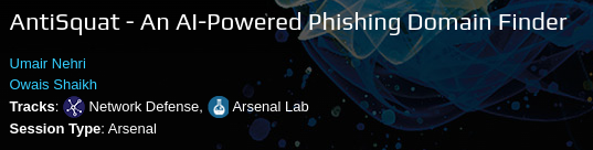 BlackHat Arsenal USA 2023